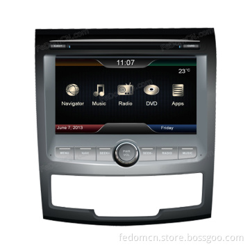 7 Inch Car Audio Stereo System Accessories, Automotive DVD for Ssangyong Action New with GPS & Bluetooth & Radio & Navigator & iPod & TV & USB